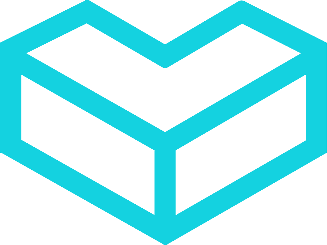 Logo da empresa azul